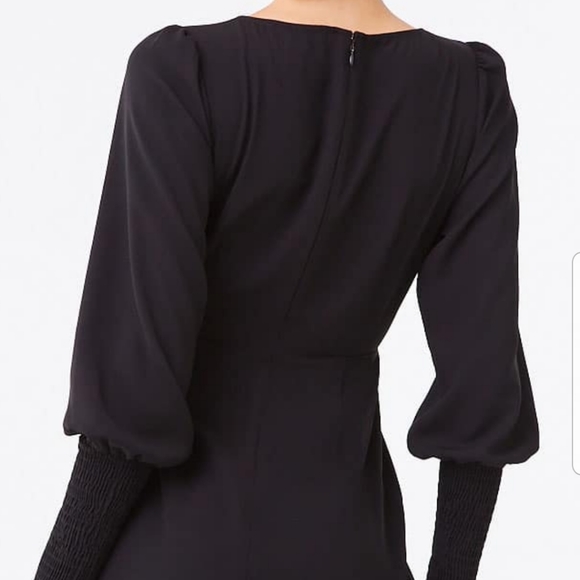 Forever 21 Smocked Gigot Sleeve Mini Dress - Picture 4 of 4